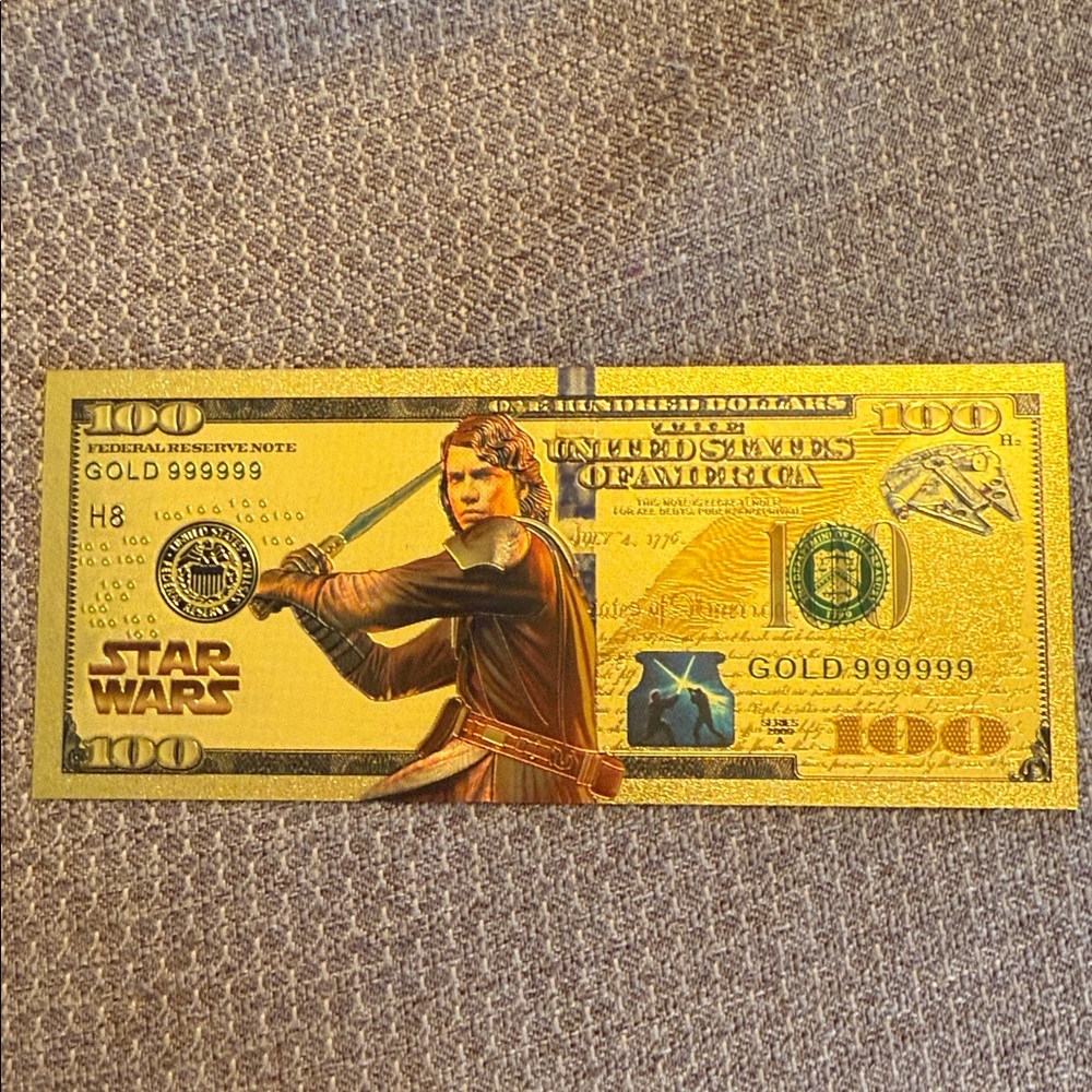 Star Wars Collectible Gold Note